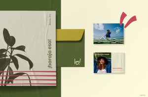 Papeleria identidad visual de podcast